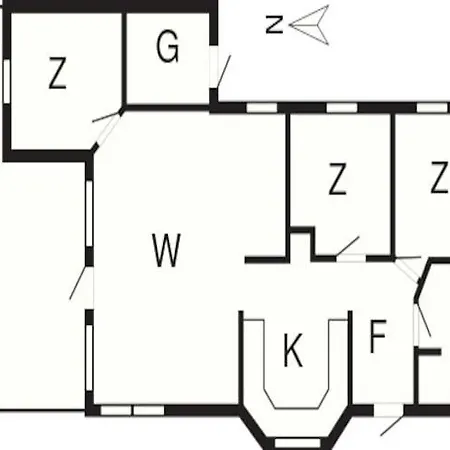 Holiday home Three-bedroom In 1 Vestervig